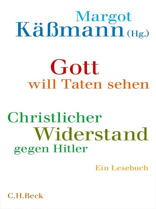 Title details for Gott will Taten sehen by Margot Käßmann - Available